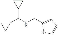 (dicyclopropylmethyl)(thiophen-2-ylmethyl)amine Struktur