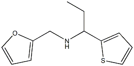 (furan-2-ylmethyl)[1-(thiophen-2-yl)propyl]amine Struktur