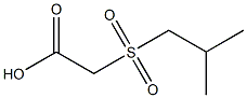 (isobutylsulfonyl)acetic acid Struktur