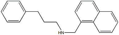 (naphthalen-1-ylmethyl)(3-phenylpropyl)amine Struktur