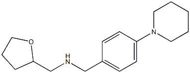 (oxolan-2-ylmethyl)({[4-(piperidin-1-yl)phenyl]methyl})amine Struktur