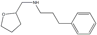 (oxolan-2-ylmethyl)(3-phenylpropyl)amine Struktur