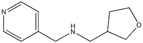 (oxolan-3-ylmethyl)(pyridin-4-ylmethyl)amine Struktur