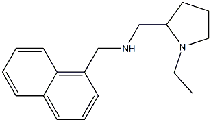 [(1-ethylpyrrolidin-2-yl)methyl](naphthalen-1-ylmethyl)amine Struktur