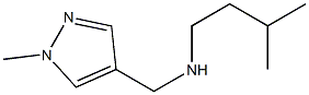 [(1-methyl-1H-pyrazol-4-yl)methyl](3-methylbutyl)amine Struktur