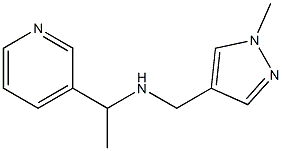 [(1-methyl-1H-pyrazol-4-yl)methyl][1-(pyridin-3-yl)ethyl]amine Struktur