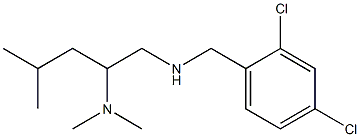 [(2,4-dichlorophenyl)methyl][2-(dimethylamino)-4-methylpentyl]amine Struktur