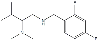 [(2,4-difluorophenyl)methyl][2-(dimethylamino)-3-methylbutyl]amine Struktur