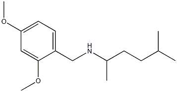 [(2,4-dimethoxyphenyl)methyl](5-methylhexan-2-yl)amine Struktur