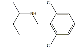 [(2,6-dichlorophenyl)methyl](3-methylbutan-2-yl)amine Struktur