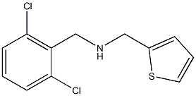 [(2,6-dichlorophenyl)methyl](thiophen-2-ylmethyl)amine Struktur