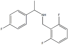 [(2,6-difluorophenyl)methyl][1-(4-fluorophenyl)ethyl]amine Struktur