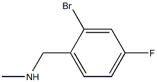 [(2-bromo-4-fluorophenyl)methyl](methyl)amine Struktur