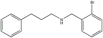 [(2-bromophenyl)methyl](3-phenylpropyl)amine Struktur