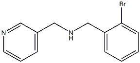 [(2-bromophenyl)methyl](pyridin-3-ylmethyl)amine Struktur