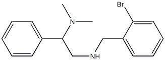 [(2-bromophenyl)methyl][2-(dimethylamino)-2-phenylethyl]amine Struktur