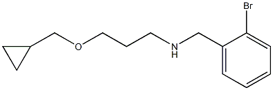 [(2-bromophenyl)methyl][3-(cyclopropylmethoxy)propyl]amine Struktur