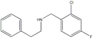 [(2-chloro-4-fluorophenyl)methyl](2-phenylethyl)amine Struktur