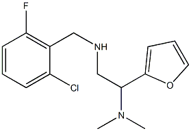 [(2-chloro-6-fluorophenyl)methyl][2-(dimethylamino)-2-(furan-2-yl)ethyl]amine Struktur