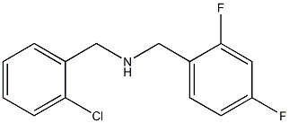 [(2-chlorophenyl)methyl][(2,4-difluorophenyl)methyl]amine Struktur