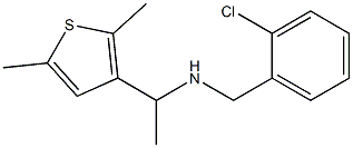 [(2-chlorophenyl)methyl][1-(2,5-dimethylthiophen-3-yl)ethyl]amine Struktur