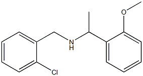 [(2-chlorophenyl)methyl][1-(2-methoxyphenyl)ethyl]amine Struktur