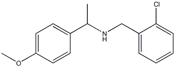 [(2-chlorophenyl)methyl][1-(4-methoxyphenyl)ethyl]amine Struktur