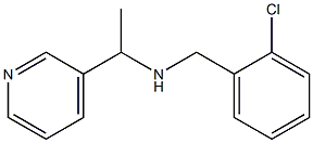 [(2-chlorophenyl)methyl][1-(pyridin-3-yl)ethyl]amine Struktur