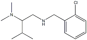 [(2-chlorophenyl)methyl][2-(dimethylamino)-3-methylbutyl]amine Struktur