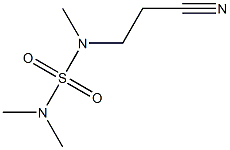 [(2-cyanoethyl)(methyl)sulfamoyl]dimethylamine Struktur