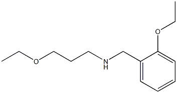 [(2-ethoxyphenyl)methyl](3-ethoxypropyl)amine Struktur