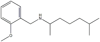 [(2-methoxyphenyl)methyl](6-methylheptan-2-yl)amine Struktur