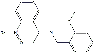 [(2-methoxyphenyl)methyl][1-(2-nitrophenyl)ethyl]amine Struktur