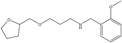 [(2-methoxyphenyl)methyl][3-(oxolan-2-ylmethoxy)propyl]amine Struktur