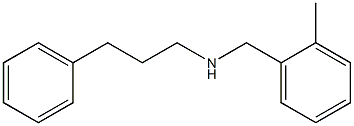 [(2-methylphenyl)methyl](3-phenylpropyl)amine Struktur