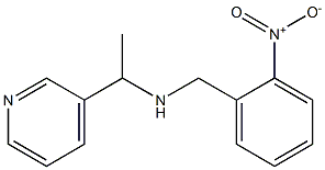 [(2-nitrophenyl)methyl][1-(pyridin-3-yl)ethyl]amine Struktur