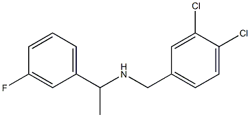 [(3,4-dichlorophenyl)methyl][1-(3-fluorophenyl)ethyl]amine Struktur