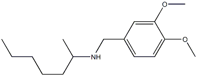 [(3,4-dimethoxyphenyl)methyl](heptan-2-yl)amine Struktur