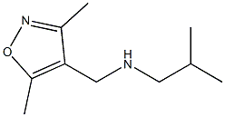 [(3,5-dimethyl-1,2-oxazol-4-yl)methyl](2-methylpropyl)amine Struktur