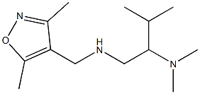 [(3,5-dimethyl-1,2-oxazol-4-yl)methyl][2-(dimethylamino)-3-methylbutyl]amine Struktur