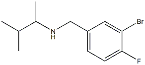 [(3-bromo-4-fluorophenyl)methyl](3-methylbutan-2-yl)amine Struktur