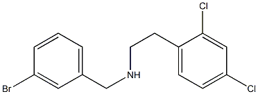 [(3-bromophenyl)methyl][2-(2,4-dichlorophenyl)ethyl]amine Struktur