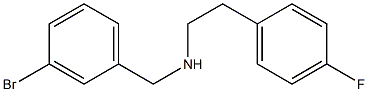 [(3-bromophenyl)methyl][2-(4-fluorophenyl)ethyl]amine Struktur