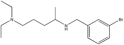 [(3-bromophenyl)methyl][5-(diethylamino)pentan-2-yl]amine Struktur