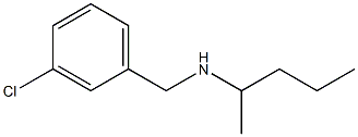 [(3-chlorophenyl)methyl](pentan-2-yl)amine Struktur