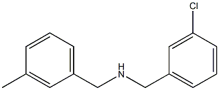 [(3-chlorophenyl)methyl][(3-methylphenyl)methyl]amine Struktur