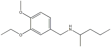 [(3-ethoxy-4-methoxyphenyl)methyl](pentan-2-yl)amine Struktur