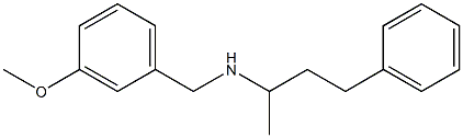 [(3-methoxyphenyl)methyl](4-phenylbutan-2-yl)amine Struktur