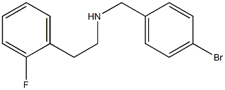 [(4-bromophenyl)methyl][2-(2-fluorophenyl)ethyl]amine Struktur