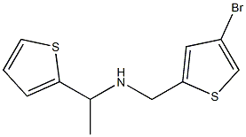 [(4-bromothiophen-2-yl)methyl][1-(thiophen-2-yl)ethyl]amine Struktur